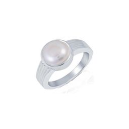 GenZcomplex Silver-Plated Brass Pearls Finger Ring-image-90