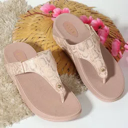 ELLE Women Textured Wedge Heels Sandals-25