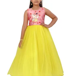 BAESD Floral Net Fit & Flare Maxi Dress-image-100