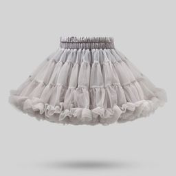 INCLUD Girls Flared Bow Tutu Mini Skirt-image-51