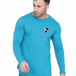 BEYOU FASHION Men Solid Long Sleeves Round Neck Casual T-shirt-image-8