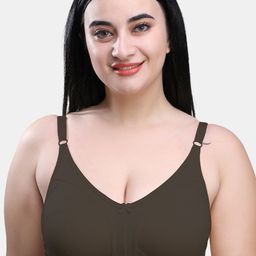 MAROON Full Coverage Non Padded Minimizer Bra With All Day Comfort image 1