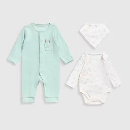 mothercare Infants Set Of 3 Baby Apparel Gift Set-7