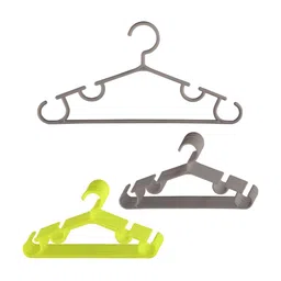 Aura Pack Of 20 Grey & Yellow Single Tier Bar Hangers-17