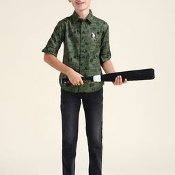 U.S. Polo Assn. Kids Boys Pure Cotton Printed Casual Shirt-picture-44