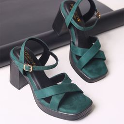 Monrow Suede Platform Sandals-28