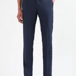 Arrow Men Self Design Regular Fit Formal Trousers-picture-25