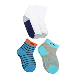 BAESD Infants Pack Of 3 Patterned Ankle-Length Socks image 2