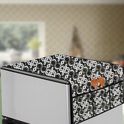 The Furnishing Tree Grey Printed Refrigerator Cover-image-80