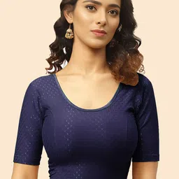 SHREEJI DESIGNER Woven Design Saree Blouse-13