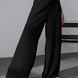 BROADSTAR Women Smart High-Rise Easy Wash Pleated Trousers-image-44