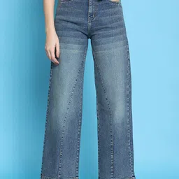 PUELLA Women Straight Fit High-Rise Light Fade Stretchable Jeans-picture-17