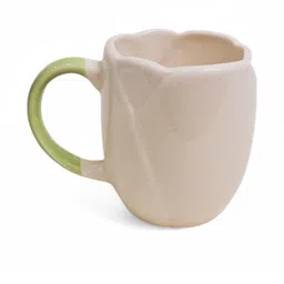 Eleven To Eleven Decor Off-White Solid Ceramic Glossy Mugs-10