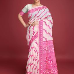 NIWAA Woven Design Pure Cotton Designer Saree-picture-28