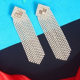KPOP Gold-Plated Pearls Contemporary Drop Earrings-image-69