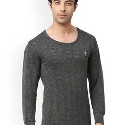 VIP Men Ribbed Wool Thermal Top-image-36