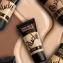 Rude Cosmetics Double Trouble Foundation & Concealer 6g - Cocoa 16 image 5