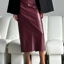 StyleCast x Revolte A-Line Midi Skirt-image-6