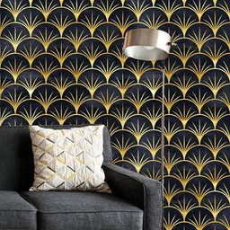 ArtzFolio Printed UV-Resistant Anti-Bacterial Geometric Pattern Peel & Stick Wallpaper-image-52
