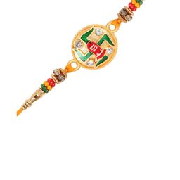 Vivastri's Premium Swastik Rakhi For Brother & Lovely Sister-VIVA1115RKG-image-66