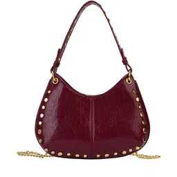 CORSICA Women Maroon Solid PU Half Moon Satchel Handbag-picture-0