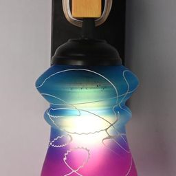 SOMIL Pink Glass Cylinder Printed Wall Lamps-picture-30