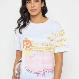 Madame Women Graphic Print Cotton Tshirts-image-51