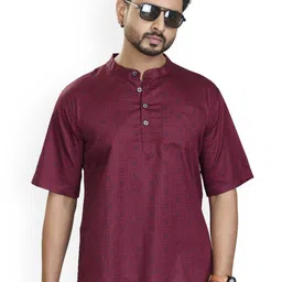 Authentics Men Geometric Printed Thread Work Kurta-picture-16