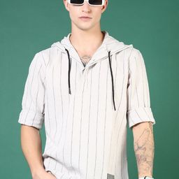 V-Mart Men Opaque Striped Casual Shirt-picture-6