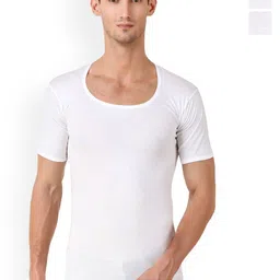 inner element MEn Pack Of 3 Pure Cotton Innerwear Vests-image-27