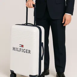 Tommy Hilfiger Mckinley Printed Hard-Sided Cabin Trolley Bag-image-7