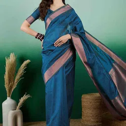 DIVASTRI Woven Design Zari Kanjeevaram Saree-image-16