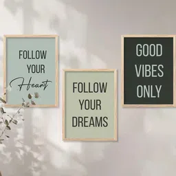 Motivational Wall Art With Frame Home Decor Wall Painting For Living Room Office Bedroom-image-77