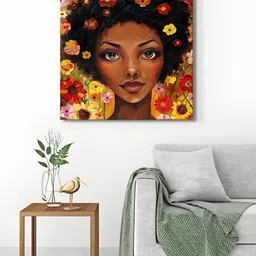 999Store Black & Yellow 1 Piece Canvas Other Wall Paintings-11