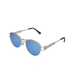 AUGEN Unisex Blue Lens Round Sunglasses With UV Protected Lens-image-40