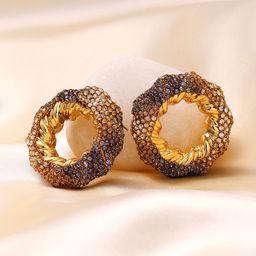 SOHI Contemporary Studs Earrings-image-42