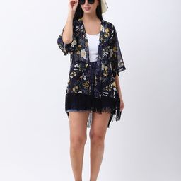 ANVI Be Yourself Women Printed Shrug-55