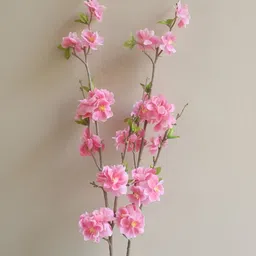 Blooming Floret Pink 1 Pieces Cherry Blossom Artificial Flower-46