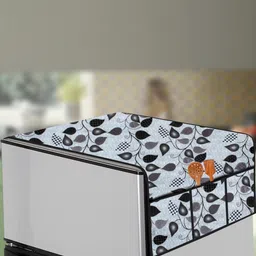 The Furnishing Tree Grey Plastic Refrigerator Cover-picture-22