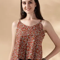 Anouk Ethnic Motifs Print Cotton Crop Top-picture-29