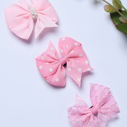 FUNKRAFTS Girls Set of 3 Embellished Alligator Hair Clip-73