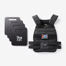 Domyos By Decathlon Adjustable Weight Training Weighted Vest 6 to 10 kg-image-4