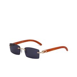StyleCast x Revolte Men Rimless UV Protected Lens Metal Square Sunglasses-picture-34