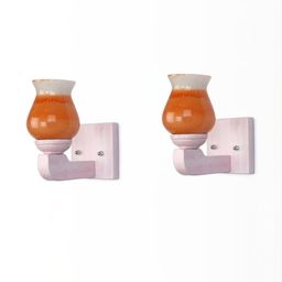 1ST TIME Orange Solid Glass Traditional Cylinder Wall Lamps Wall Lamps-picture-5
