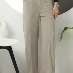 FITHUB Women High-Rise Trousers-image-23
