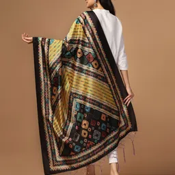 Kaizen TEXO FAB Ethnic Motifs Printed Dupatta image 4