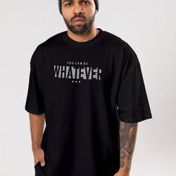 FLYIND VOGUE OUTFIT Men Bio Finish Typography Printed Round Neck Cotton Oversized T-shirt-image-97