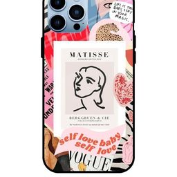 QRIOH Quirky Printed iPhone 13 Pro Back Case Mobile Accessories-image-105