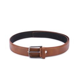 The Roadster Lifestyle Co Men Textured Formal Belt-image-62