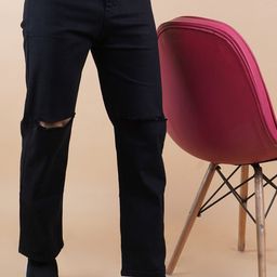 COMFITS Men Classic Slash Knee Jeans-image-123
